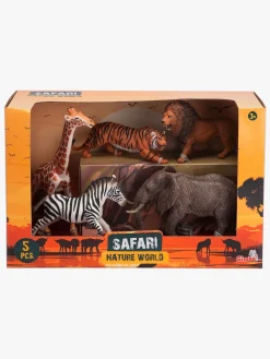 Legetøjsfigurer-SimbaToys Simba Toys Safaridyr 5 Stk. Flerfarvet
