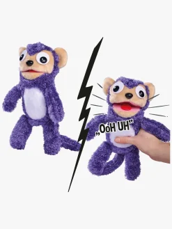 Interaktivt Legetøj-SimbaToys Simba Toys ScreamerZ Bamse Abe 30 cm Lilla