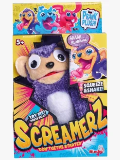 Interaktivt Legetøj-SimbaToys Simba Toys ScreamerZ Bamse Abe 30 cm Lilla