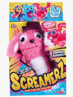 Interaktivt Legetøj-SimbaToys Simba Toys ScreamerZ Bamse Kanin 30 cm Lyserød