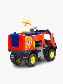Elbiler & -Køretøjer|Legetøjsbiler & -Fartøjer-DickieToys Simba-Dickie Unimog U530 Brandvæsensæt