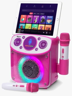 Elektronik & Media-SingingMachine Singing Machine Karaokemaskine Mini Sparkle, Pink