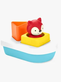 Vandlegetøj-SkipHop Skip Hop Båd Zoo Badelegetøj Sort & Stack