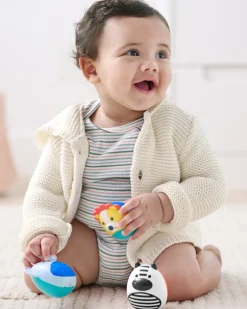 Babylegetøj-SkipHop Skip Hop Jungle Beats Maraccas Aktivitetslegetøj Dyr