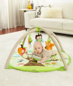 Babylegetøj-SkipHop Skip Hop Treetop Friends Classic Aktivitetstæppe Grøn/Flerfarvet