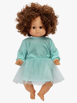 Dukker & Bamser-Skrllan Skrållan Lillan Taledukke Mørkt Hår 36 cm Flerfarvet