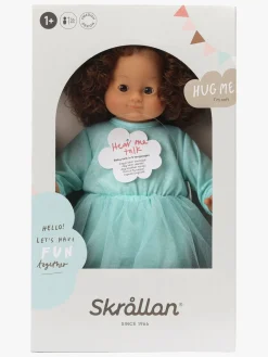 Dukker & Bamser-Skrllan Skrållan Lillan Taledukke Mørkt Hår 36 cm Flerfarvet