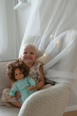 Dukker & Bamser-Skrllan Skrållan Lillan Taledukke Mørkt Hår 36 cm Flerfarvet