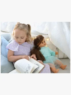 Dukker & Bamser-Skrllan Skrållan Taledukke Mørkt Hår 45 cm Flerfarvet