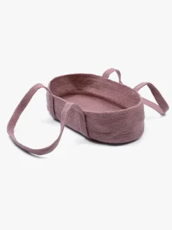 Dukker & Bamser-Smallstuff Dukkekurv, Powder Lyserød