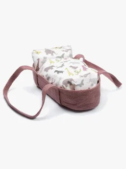 Dukker & Bamser-Smallstuff Dukkekurv, Powder Lyserød