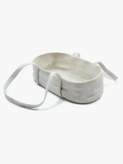 Dukker & Bamser-Smallstuff Dukkekurv, Sandy Hvid