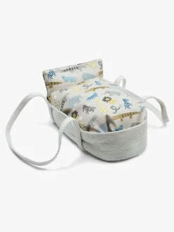 Dukker & Bamser-Smallstuff Dukkekurv, Sandy Hvid