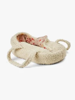 Dukker & Bamser-Smallstuff Dukkelift, Off White Bouclé Beige