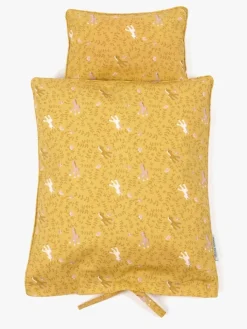 Dukker & Bamser-Smallstuff Dukkesengetøj Enhjørning, Gul/Hazel