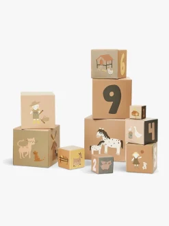 Babylegetøj-Smallstuff Farm & Dolls 1-10 Stablekasser Blå