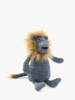 Dukker & Bamser-Smallstuff Løve med Blød Manke, Blå Blå