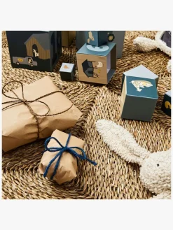 Babylegetøj-Smallstuff Stableklodser 1-10 Bondegård 10 Dele Flerfarvet