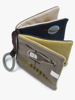 Bøger-Smallstuff Strikket Bog Engine and Animals Flerfarvet