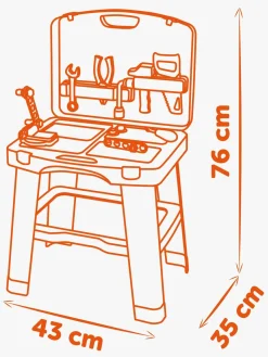 Rolleleg-Smoby Black + Decker Bricolo Smart Arbejdsbænk