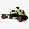 Pedal- & Gåbiler-Smoby Claas Farmer Traktor m. Lad XL