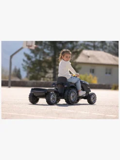 Pedal- & Gåbiler-Smoby  Farmer Traktor XL + Trailer, Sort Grå/Sort