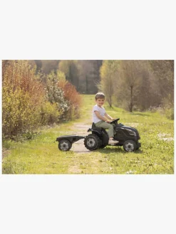 Pedal- & Gåbiler-Smoby  Farmer Traktor XL + Trailer, Sort Grå/Sort
