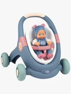 Legetøj Til Børn På 0-10 År|Babylegetøj-Smoby Little 3-i-1 Gåvogn med Dukke