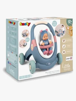 Legetøj Til Børn På 0-10 År|Babylegetøj-Smoby Little 3-i-1 Gåvogn med Dukke