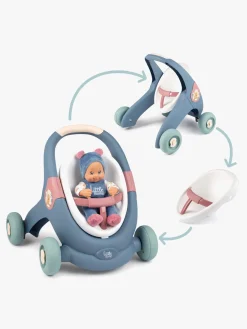 Legetøj Til Børn På 0-10 År|Babylegetøj-Smoby Little 3-i-1 Gåvogn med Dukke