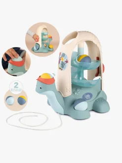 Babylegetøj-Smoby Little Skildpadde Trækkelegetøj med Rullebane