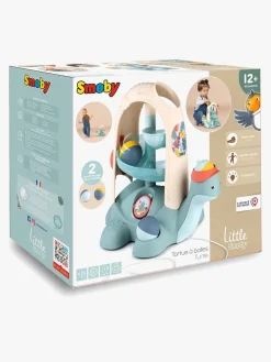 Babylegetøj-Smoby Little Skildpadde Trækkelegetøj med Rullebane