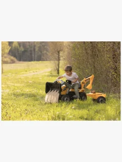 Pedal- & Gåbiler-Smoby Maks Builder Traktor med Trailer