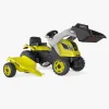 Pedal- & Gåbiler-Smoby  Maks Farmer Traktor + Trailer
