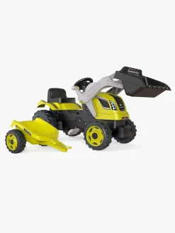 Pedal- & Gåbiler-Smoby  Maks Farmer Traktor + Trailer