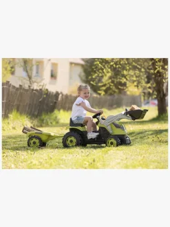 Pedal- & Gåbiler-Smoby  Maks Farmer Traktor + Trailer