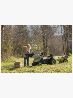 Pedal- & Gåbiler-Smoby  Maks Farmer Traktor + Trailer