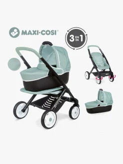 Dukker & Bamser-Smoby Maxi-Cosi Dukkevogn 3-in-1, Grøn