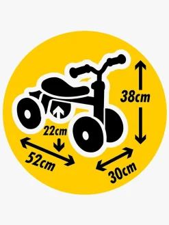 Pedal- & Gåbiler-Smoby Mickey Rookie Gåcykel