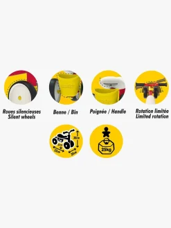 Pedal- & Gåbiler-Smoby Mickey Rookie Gåcykel