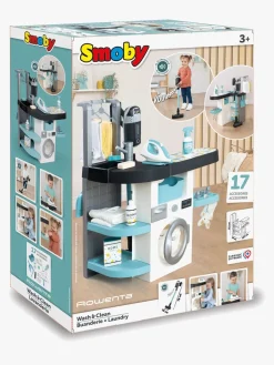 Rolleleg-Smoby Rowenta Wash&Clean Vasketøjs- og Rengøringssæt