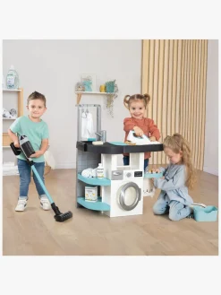 Rolleleg-Smoby Rowenta Wash&Clean Vasketøjs- og Rengøringssæt