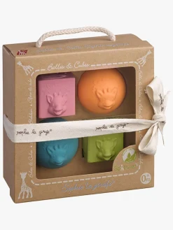 Babylegetøj-SophietheGiraffe Sophie the Girafe So Pure Sæt med Bolde & Terninger