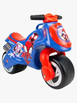 Pedal- & Gåbiler|Legetøj Til Børn På 0-10 År-Injusa Spiderman Gåbil Motorcykel, Blå/Rød