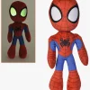 Dukker & Bamser-SpideyandFriends Spidey and His Amazing Friends Bamse Spidey Selvlysende 25 cm