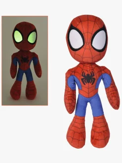 Dukker & Bamser-SpideyandFriends Spidey and His Amazing Friends Bamse Spidey Selvlysende 25 cm