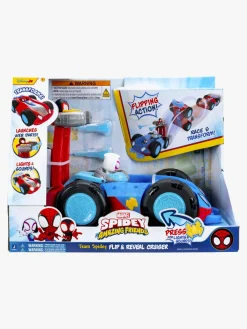 Legetøjsfigurer-SpideyandFriends Spidey And His Amazing Friends Flip & Reveal Bilsæt