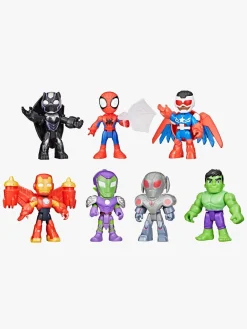 Legetøjsfigurer-SpideyandFriends Spidey And His Amazing Friends Figursæt Friends Collab