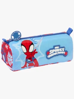 Kreativt Legetøj-SpideyandFriends Spidey and His Amazing Friends Penalhus, Rød/Lyseblå