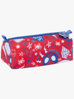 Kreativt Legetøj-SpideyandFriends Spidey and His Amazing Friends Penalhus, Rød/Lyseblå